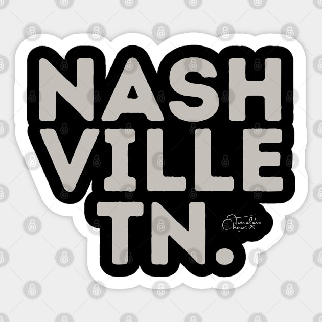 Nashville TN. Sticker by Timeless Chaos